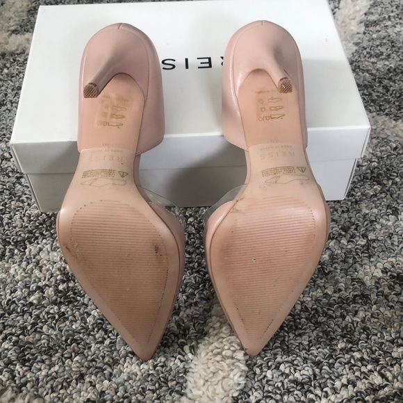 Reiss Leather Nude Heels - Picture 4 of 4
